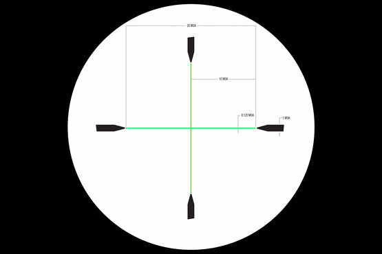 Credo 3-9 Hunting scope features the Duplex Reticle